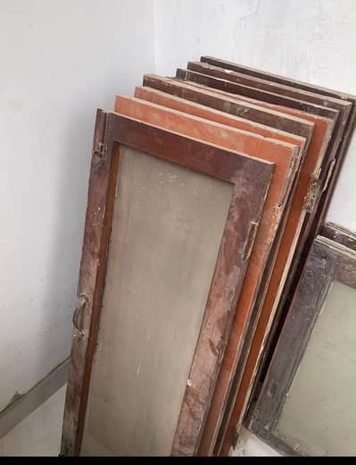 Window doors with net