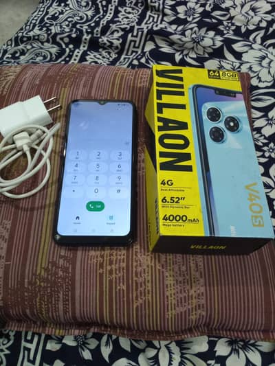 4 64 all okay phone touch brack Villaon V40s
