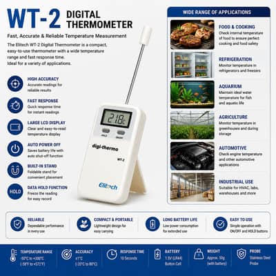 Digital Thermometers price in pakistan Elitech USA WT-2