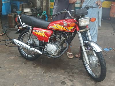 HONDA CG125 2021 KARACHI NUMBER