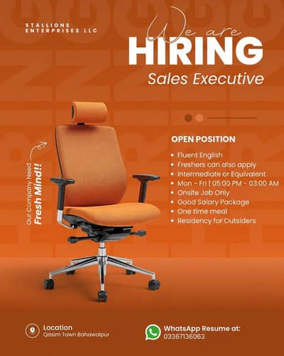 Hiring Sales Executive for Dispatch Campaign