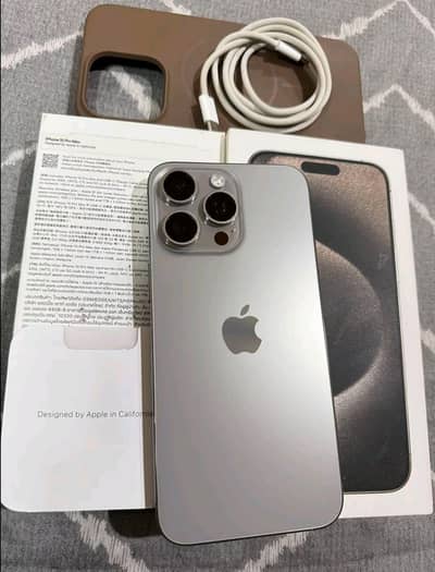 Apple iPhone 15 Pro Max PTA approved Water Pack With Box