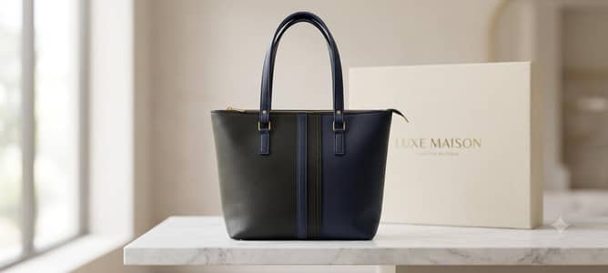 Premium Genuine Leather Tote Bag for Women