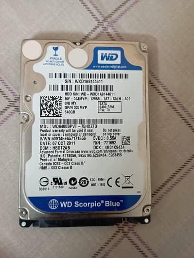 Laptop Hard Drive for sale