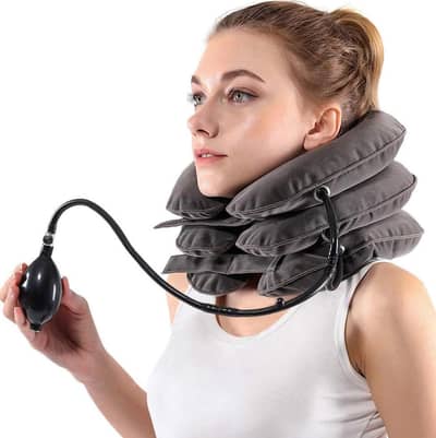 Inflatable Cervical Neck Traction Pillow