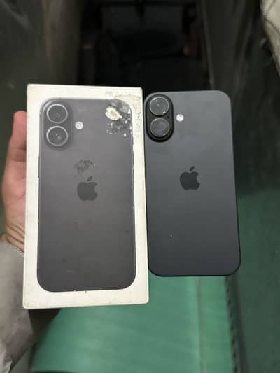 Iphone 16 jv with box under Apple warranty