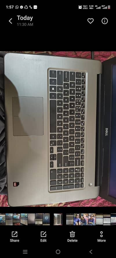 DELL i7 7th gen WORKSTATION 8gb DDR4 256gb NVME 4GB DEDICATED GPU