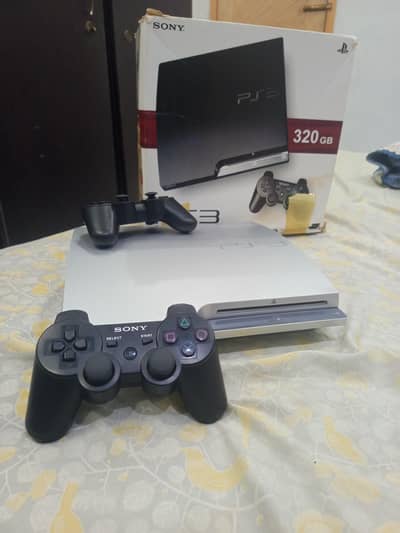 PS3  Slim limited edition silver Jailbreak