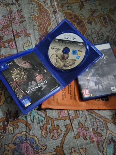 black myth wukong and demon souls ps5 disc