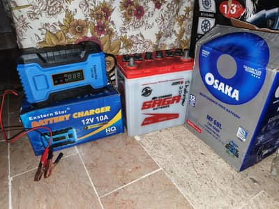 Complete AC DC Loadshedding Backup Setup - RP Fans, Charger & Battery