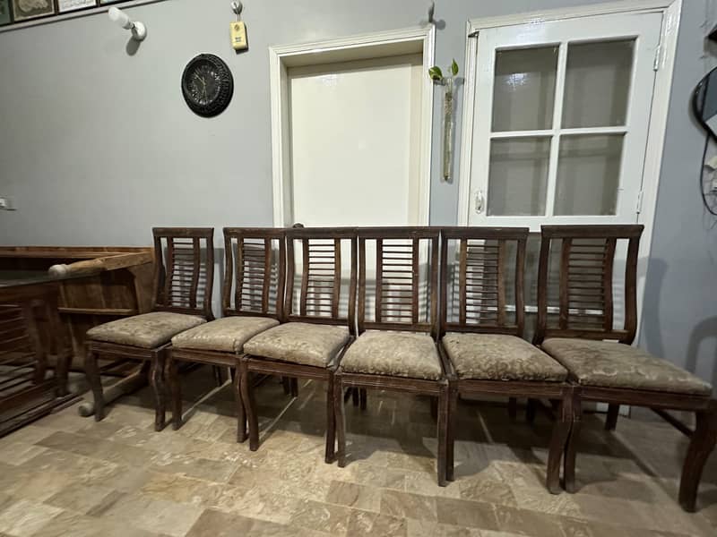 6 Seater Dining Table Set/ Table Set 3