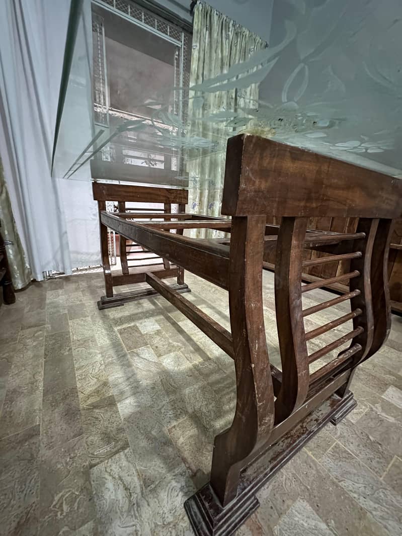 6 Seater Dining Table Set/ Table Set 4