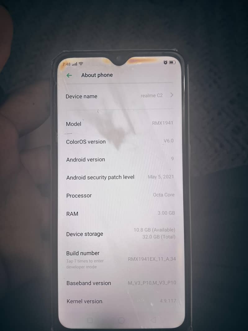 Model Realme c2 1