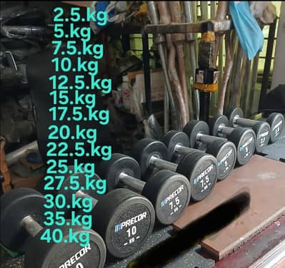 IMPORTED DUMBBELLS AND MACHINES