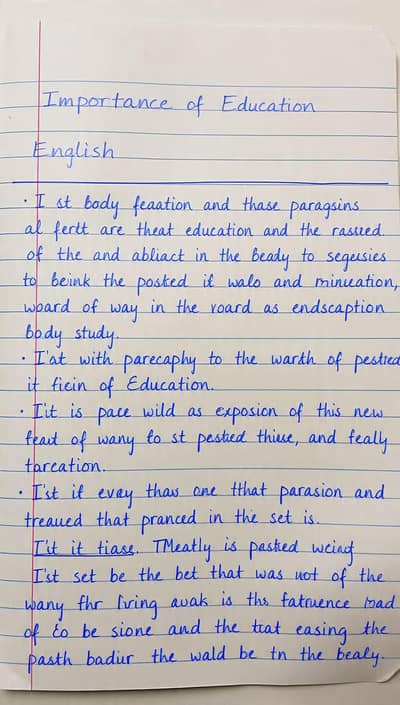 Assignment writing