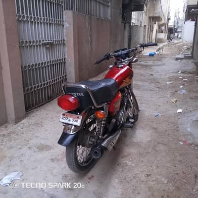 HONDA CG 125 2021 KARACHI NUMBER