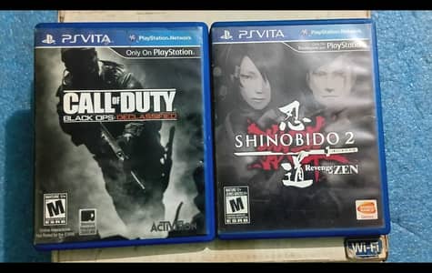 PS Vita Game Cartridges / Cards | Call of Duty & Shinobido 2