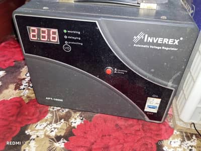 inverex Stabilizer APT 10,000 Watt stabilizer
