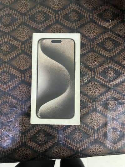 iPhone 15 Pro Max | 256GB | Non PTA with box | Natural Titanium