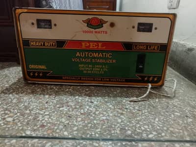 Pel stabilizer 10000 watts , 100% working condition