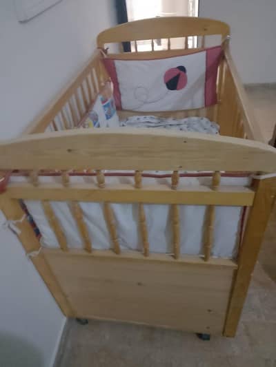 Baby Crib / Cot with Bedding