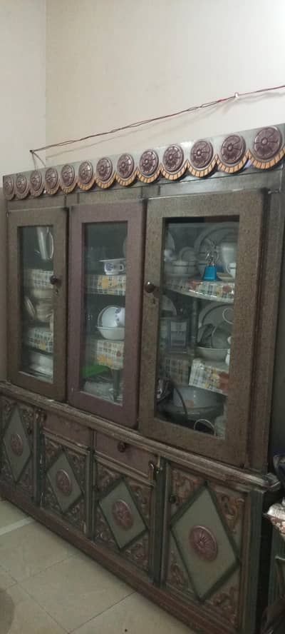 Wooden showcase for sale