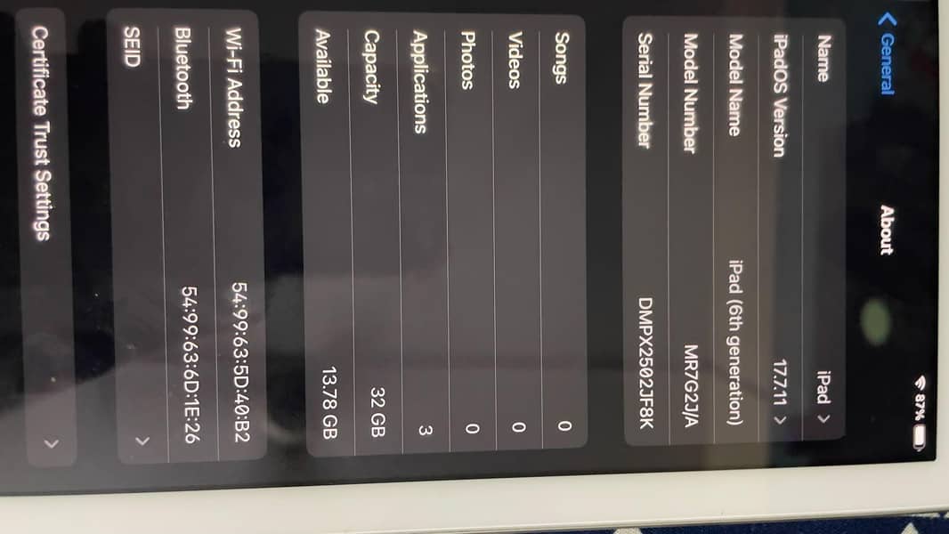Ipad 6th Generation 3