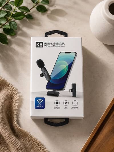 K8 beautiful microphone improve your video sound