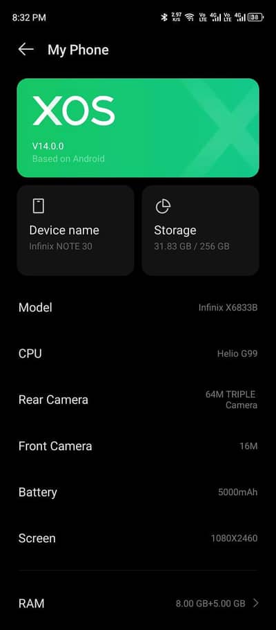 Infinix Note 30