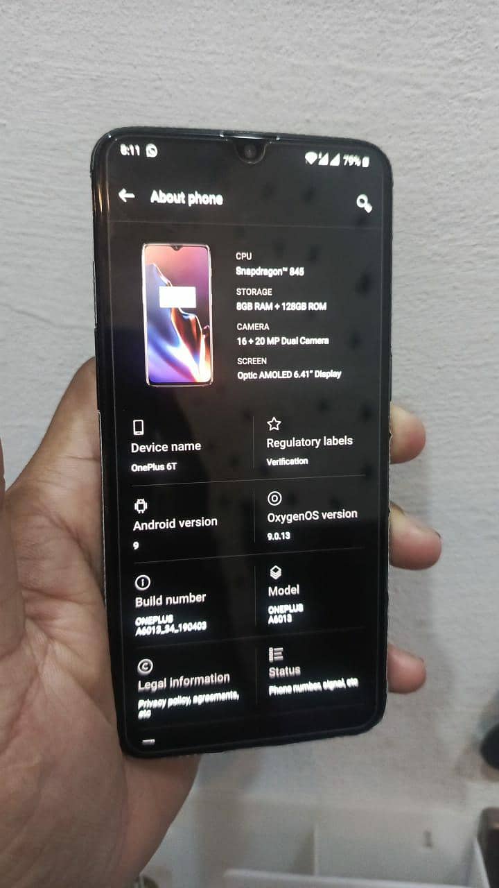 oneplus 6T 3