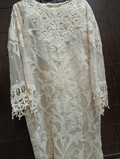 Luxury Embroidered Table Cover with Lace & Tassels