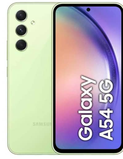 Samsung Mobile A54 5G with box cable