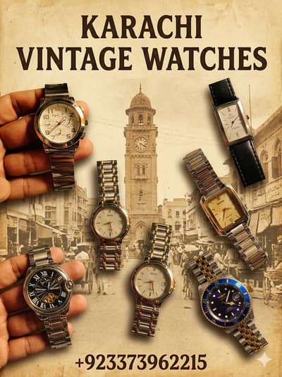 Karachi Vintage Watches – Premium Pre-Owned & Antique Timepieces