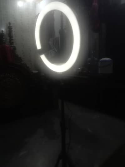live stand ring light with head phone