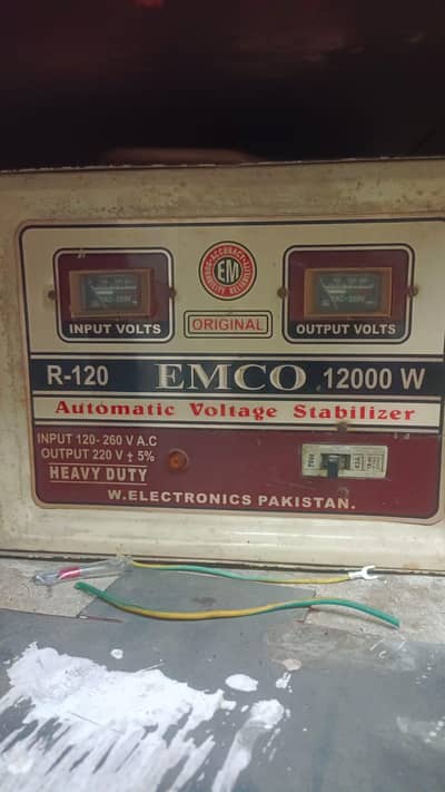 Stabilizer 12,000 watt