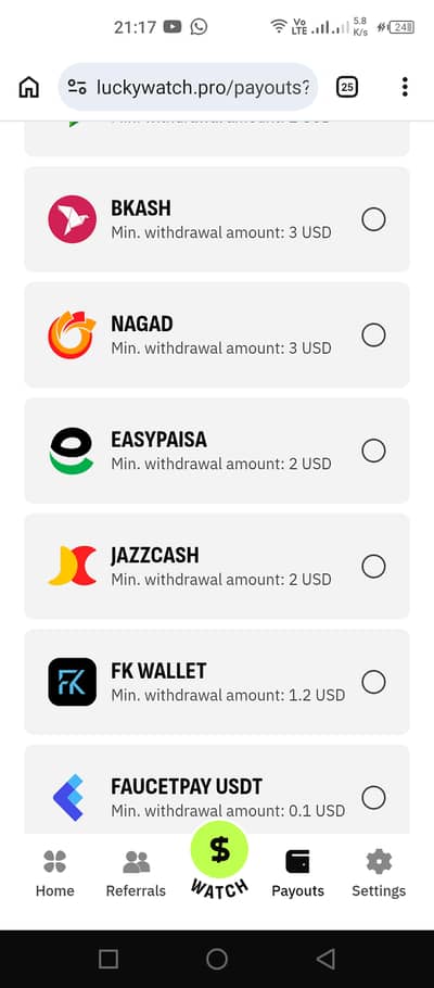 Watch YouTube video & Earn