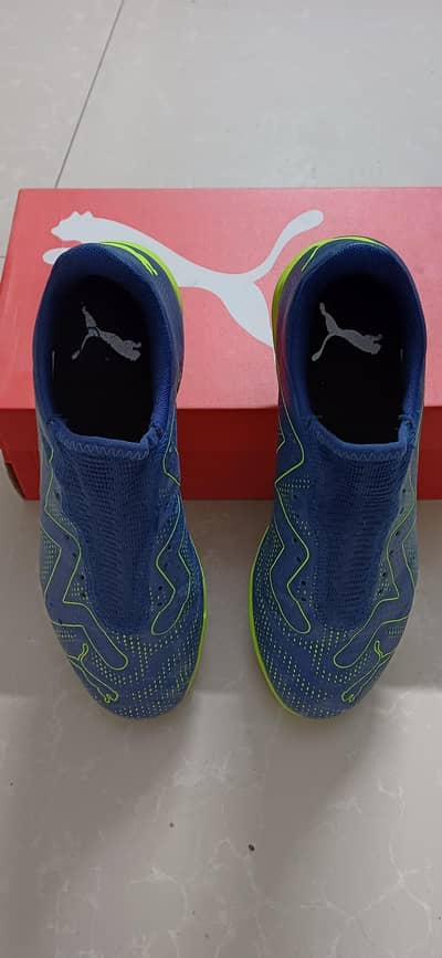 PUMA Future Play IT Futsal/Indoor Football Boots (Persian Blue/Green)