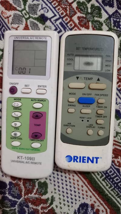 ac remote Orient ka original remote ha number 03095408991