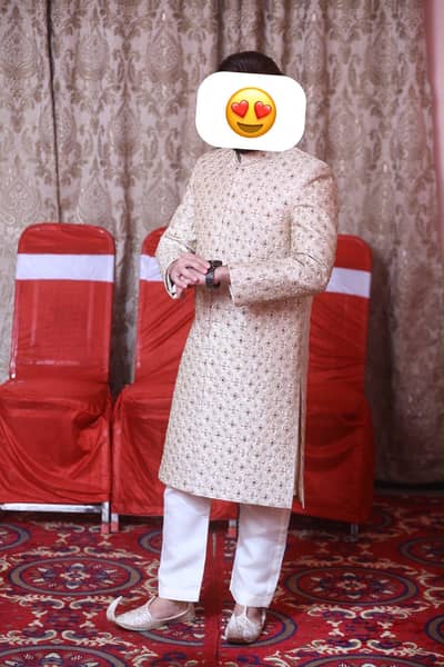 Brand new sherwani and qulla and inner suit