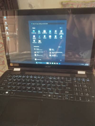acer i7 7th GEN 250nvme 12 gb ram 15 inch display call me 03147223443