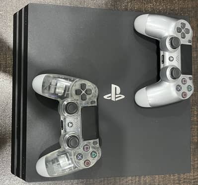 PS4 Pro With 2 Controllers