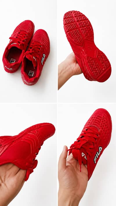 FLA COMPANY SHOES RED COLOR BEST CONDITIONER