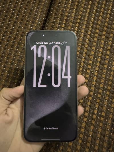 Iphone 15 pro max 256gb jv|Natural titanium |85% battery 10/10 condi
