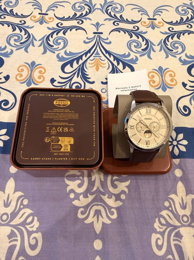 Fossil Grant Multifunction Moonphase 9