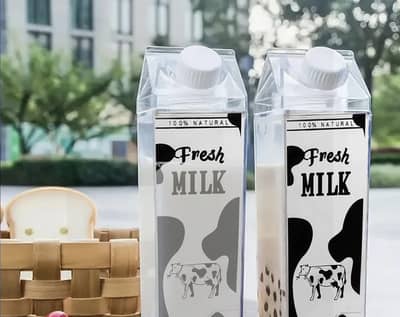100%fresh natural Australian cow’s milk sealed(500ml)Reuseable bottle!