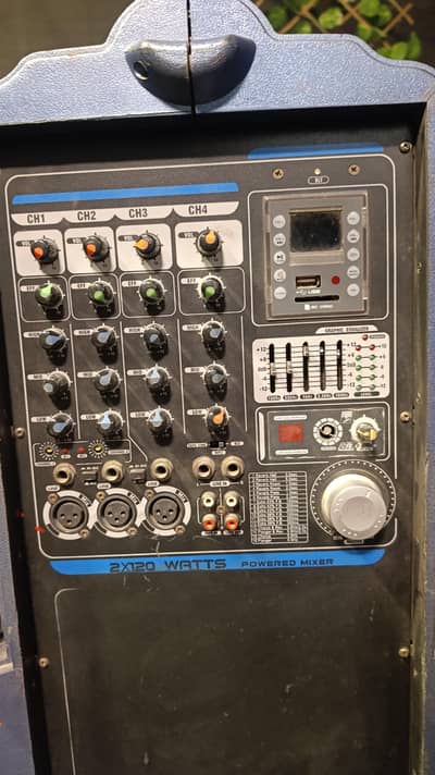 4 Channel Mixer with Speaker For Sale