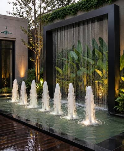 Water Feature Wall / Waterfall Fountain Setup in Karachi