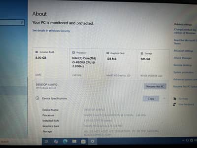 Hp Probook Core i5 6gen