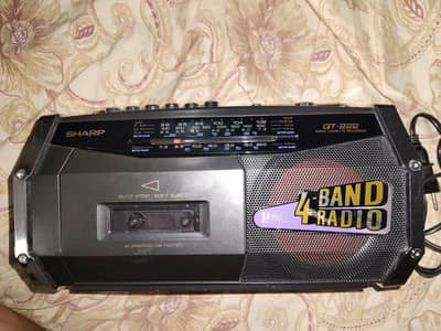 SHARP TAPE& RADIO