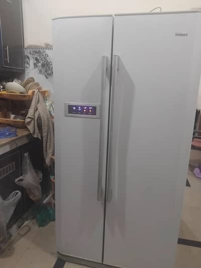 Haier refrigerator . double door